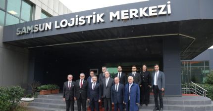 BAŞKAN ÇAKIR, SAYIN AKSOY’UN LOJİSTİK MERKEZİ ZİYARETİNE İŞTİRAK ETTİ…