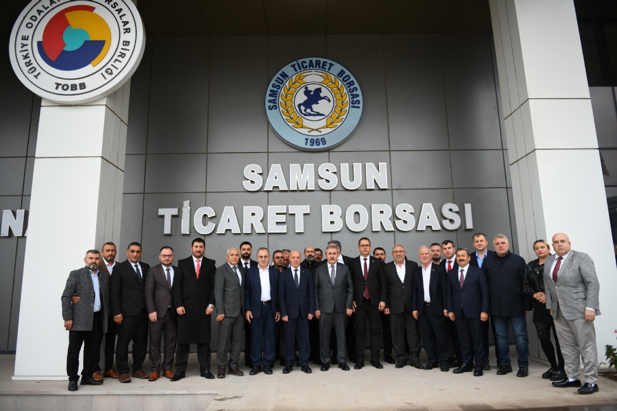 BBP GENEL BAŞKANI SAYIN MUSTAFA DESTİCİ, SAMSUN TİCARET BORSASI'NI ZİYARET ETTİ...